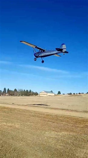 1949 Cessna 170A enjoying the day at the Calhan Colorado Airport.
