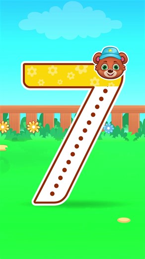 Let's trace & count the number 7! ✏️✨ Fun learning for little hands! 🧮💛 #learn #numbers #counting #educational #preschool #123numbers #funforkids #homeschooling #backtoschool #popular #viralvideo #viralreel #kidsfun #kidsreels #toddlerlife #learnenglish #educationalreels #learnwithfun #funlearning #math #kids #kidsactivities #englishteacher #learningvideosforkids #educationalvideosforkids #kidsenglishtv | Kids English TV