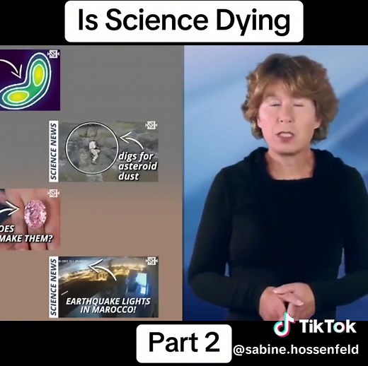 Is Science Dying part2 #foryou #lifestyle #sabinehossenfelder #knowledge #science #physics #technology #research