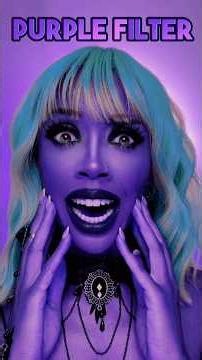 CUTE ✅ or FAIL? ❌ Purple Filter Makeup Challenge 💜