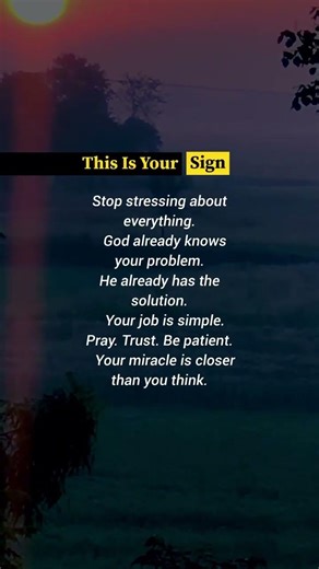 This Is Your Sign From God | Jesus Cherist Says Today | Feeling Stressed | Stop Stressing #quotes