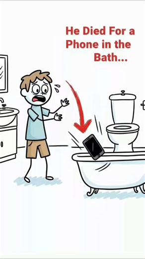 He Died For a Phone in the Bath..