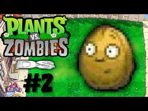 Plants Vs Zombies Nintendo DS Walkthrough World 1 Complete