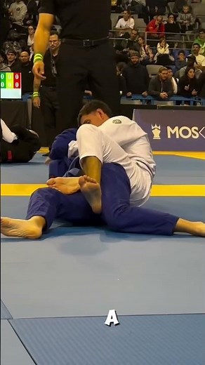 White Gi’s Calm Takedown & Top Control Wins the Match 🔥 BJJ