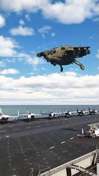 Precision Landing Performance of Fighter Aircraft on Ocean Warship#FighterAircraft#LandingPerformanc