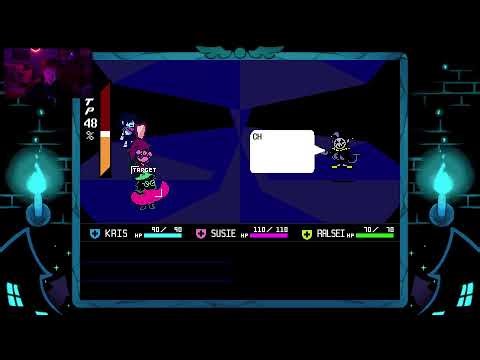 Deltarune chapter 1 the weird route Bowery vs jevil