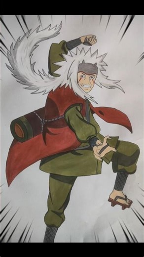 Master Jiraiya Drawing #drawing #animedrawing