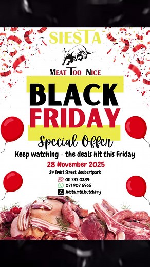 Siesta Butchery Black Friday Discounts