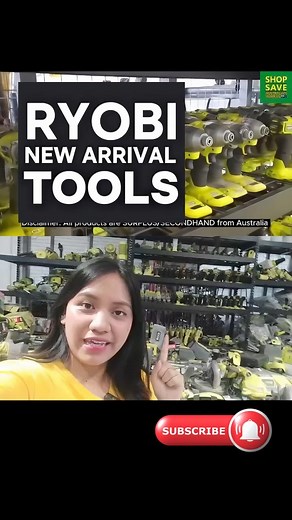 New Arrivals - Ryobi Tools Quick Tour - check here -> https://youtu.be/EDHltagHGBg?si=7htFkI2xXnYS5Fik Like and Subscribe for more updates! ;) | Shop and Save Australian Surplus