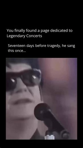 Legendary Concerts on Instagram: "Seventeen days before his death, Roy Orbison stepped on stage and performed You Got It, a song that already felt like a full circle moment in his career. Written with Jeff Lynne and Tom Petty, the track marked a late resurgence for Orbison after years away from the charts, pairing his unmistakable voice with a warmer, modern sound. Seeing him sing it live so close to the end gives the performance extra weight, not because he knew what was coming, but because it 