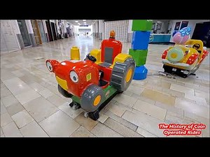 2000s Northern Leisure Coin Operated Tractor Kiddie Ride - Tractor Tom