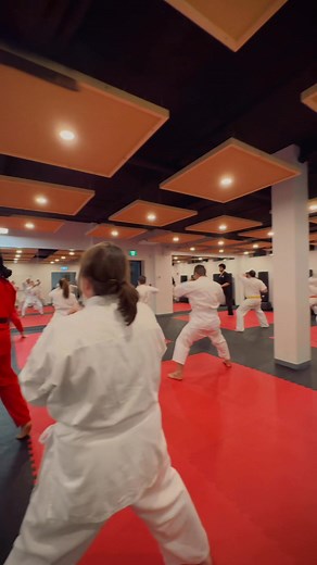 Real progress comes from steady work. Our adult karate classes combine skill development with functional fitness to help you move better, think sharper, and feel stronger. #douvrisorleans #douvrismartialarts #karate | Douvris Martial Arts Orleans