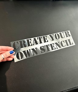 Custom Word Stencil: Reusable Mylar Stencil for Painting & Etching - Etsy UK