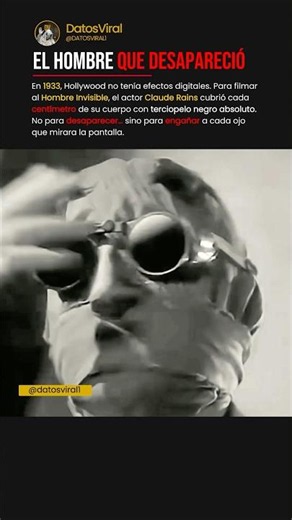 El actor que desapareció sin efectos especiales #curiosidades #shorts #historia