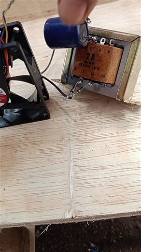 as simple as this is the installation of a 12v high speed dc fan #Simple #network @sorotan | Sam Miliknya