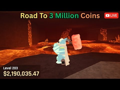 Live - Road to 3 Million Coins (The Forge Roblox)