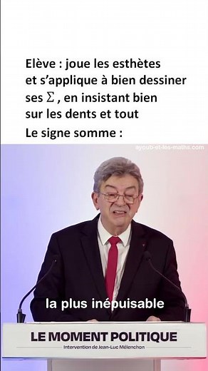 Si tu pouvais t'appliquer autant à apprendre ta formule sur les sommes géométriques…