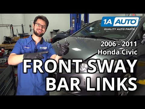 How to Replace Front Sway Bar Links 2006-2011 Honda Civic