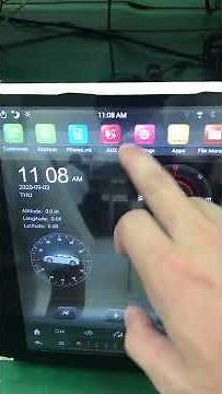 Belsee Android Tesla Screen how to set the AC air climate in factory settings for Toyota Highlander