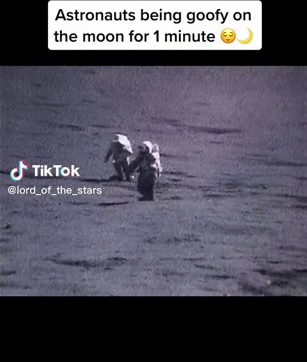 Astronauts Having Fun on the Moon