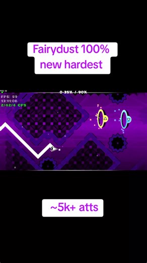 Mastering Geometry Dash: Fairydust Challenge 100%