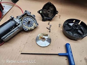 Camper RV Awning Motor Dometic 9200 Problems and replacement