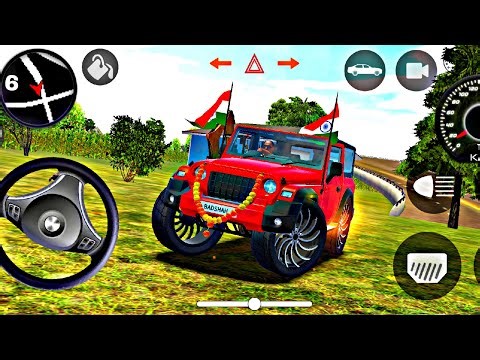 🚘 Indian Car Simulator 3D 😱 | Realistic Indian Thar Drive | Open World Car Game Gameplay