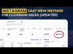 ClickBank Sales on Instagram Fast (NEW METHOD)