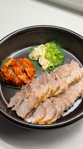 Bossam after making kimchi Recipe on my website:) #bossam #kimchi #koreanfood | Cookim