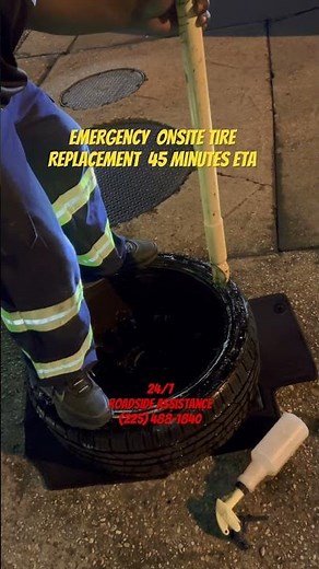 24/7 Roadside Assistance - Emergency Tire Service (225) 488-1840.