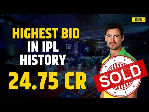 IPL Auction 2024 Update: Mitchell Starc Becomes Costliest Player Ever With Rs 24.75 Cr. Bid From KKR