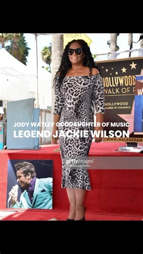 Jody Watley on Instagram: "✨ #FlashbackFriday ✨ 2019 — Jody Watley attends the Hollywood Walk of Fame ceremony honoring music legend Jackie Wilson, a family friend and her Godfather, lovingly known as “Uncle Jackie” growing up - making her first stage (beyond school) appearance as a child at one of his concerts 🌟🎶 The presentation included speeches by Motown Legends Berry Gordy and Smokey Robinson, other legends in attendance included Mary Wilson of The Supremes, and Jackie Wilsons children in