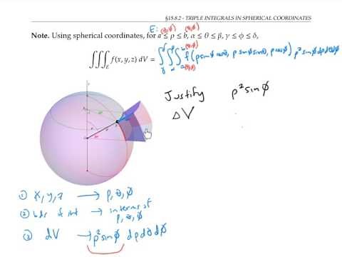 Triple Integrals in Spherical Coordinates