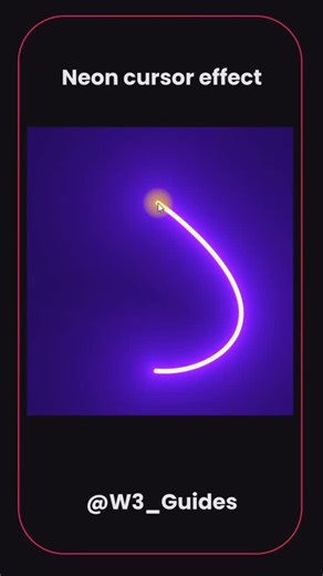 W3_Guides on Instagram: "Animated Cursor Trail Image using HTML CSS JS 🥶☠️ Cool Neon Mouse Image Cursor must try 🤯⚡️ 💬 Comment “Cursor” for source code [for my followers] !! FOLLOW US TO LEARN CODING !! Follow for more @w3_guides 💙 Tags Your Friends 😉 Don’t forget Like ♥️ and share 💬 Save for future references 📖 If you found this content useful, please tap the ♥️ icon and give me a follow. I would greatly appreciate it. Also, if you have any feedback, questions or concerns, let me know in