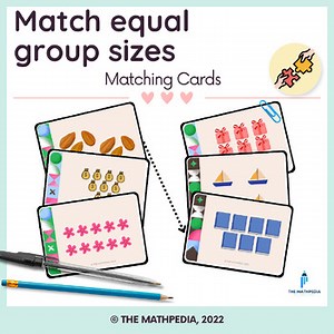 Matching Card Activity: Match equal group sizes