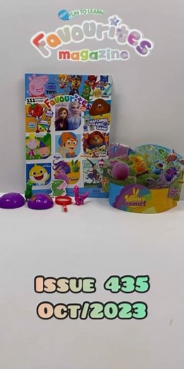 Favourites magazine, issue 435, Oct/2023, with Peppa pig dinosaur spotter set,🦖🦕 #redan_funtolearn