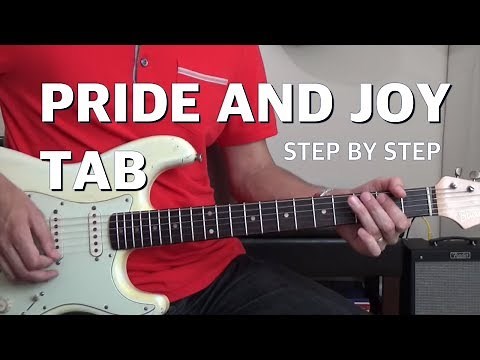 Pride and Joy Tab | Step-By-Step SRV Technique 🎸