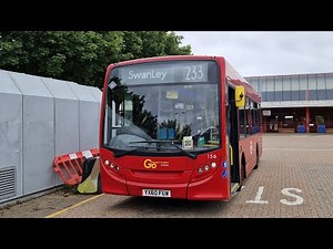 FULL JOURNEY | LONDON BUS 233 ELTHAM STATION - SWANLEY (YX60FUW) 156