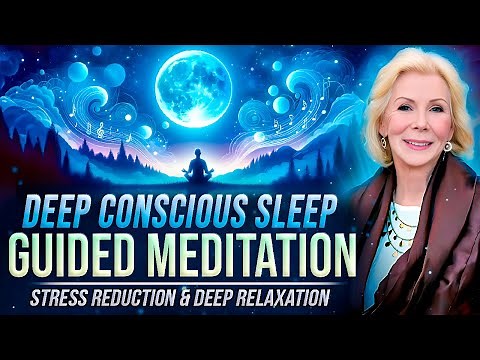 45 Min Deep Sleep Hypnosis Meditation For Rapid Healing & Happiness | Louise Hay