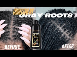 How I Fix My Gray Roots in Minutes! Super Simple | Drknlvely