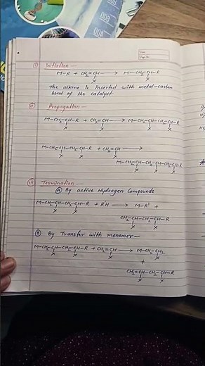 Co-ordination polymerization mechanism (detailed discussion) / Ziegler natta polymerization method.