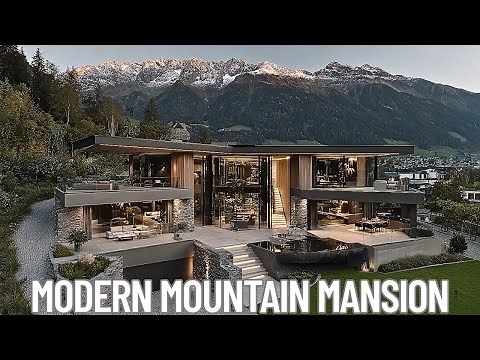 Inside a Modern Mountain Mansion in Switzerland with Unreal Alpine Views