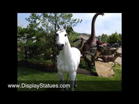 Life-size Horse Statue fiberglass outdoor sculpture statue
