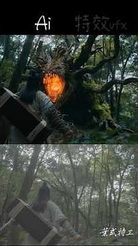 Ai 前後對比，也太扯 ! #ai #vfx #幕後花絮