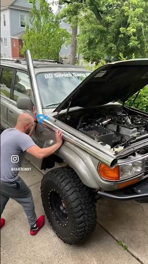 Toyota Land Cruiser 80 series Snorkel and Air box