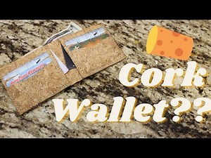 How to make a wallet out of cork | Vegan Leather Wallet