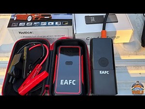 EAFC Jump Starter & Air Pump Review for Summer Travel
