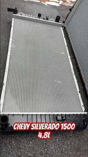 Radiator replacement Chevy Silverado 4.8l #radiator #chevy #chevytrucks #silverado1500 #fix #tips