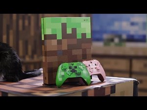 Xbox One S Minecraft Limited Edition Bundle Unboxing