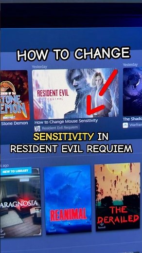 Fix your Controller/Mouse Sensitivity in Resident Evil Requiem